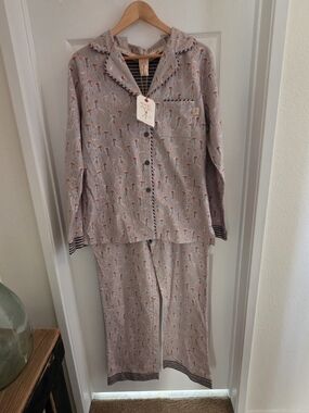 Munki Munki Sock Monkey Flannel PJ Set
